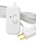 White Credenza Plug-In Dimmer for Incandescent and Halogen Lamps With Locator Light and Easy Slide Dimmer Control