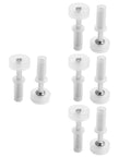 Easy Install Bifold Door Repair Kit With Top Pivot And Guide Wheel Spring Loaded Replacement Parts for Closet Folding