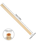 Mason Bee Tubes 300 Pack 6 Inch Pollinator Tubes For Beekeeping Outdoor Nesting Tubes Replacement Reed Habitat detail view