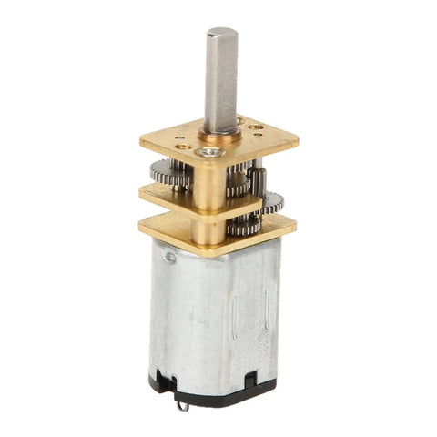 3V Micro Geared DC Motor With Metal Gearbox Tiny Deceleration Gear Reduction High Torque Low Noise For RC Cars Robots DIY Projects 50 RPM