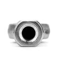 8mm Rod End Bearing Set 10 Pcs M8x1.25 Female Right Hand Thread Self Lubricating Articulated Bearings With Bronze Seat Ring And Hardened Chrome Plated Ball Built Tough For Linkages, front view thread