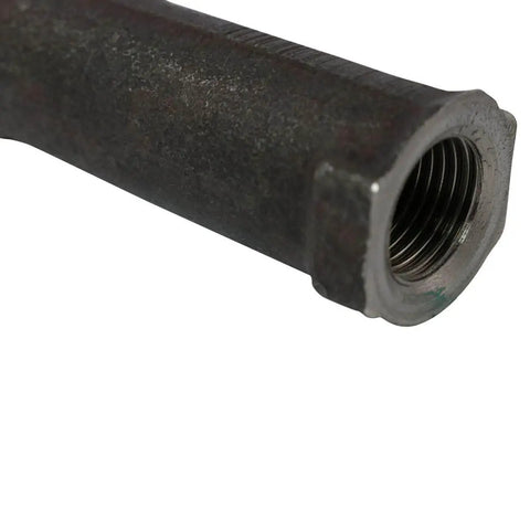 Beefy Front Outer Steering Tie Rod End Linkage For Jaguar X-Type Driver And Passenger Sides Replacement With OE Style Fit Durable Steering Arm Joint Quick Install Aftermarket Part For Reliable Steering Performance close-up threaded steel end
