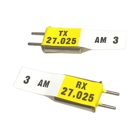 AM 27MHz RC Crystals TX and RX Set for Haiboxing RC Buggy Cars and Off Road Trucks, 1 Pair Transmitter Receiver Crystals