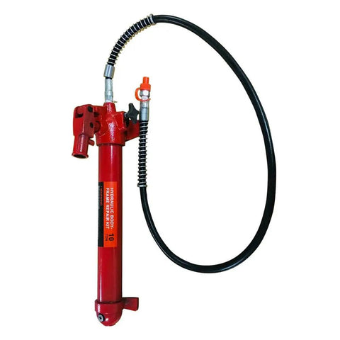 10 Ton Hydraulic Hand Pump Ram For Heavy Duty Lifting And Auto Repair Tool High Pressure Jack With Chrome Plated Ram