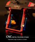 Boxer Max ExpressLRS Transmitter CNC metal folding stand close-up