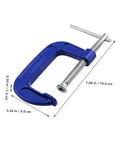 4 Inch Metal G Clamp Woodworking Clamp With Thickened C Clamp Quick Release For Table Mount And DIY Craft Projects Heavy Duty Table Clamp For Secure Workholding Smooth Thread Durable Metal Construction.