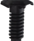 Heavy Duty Adjustable Replacement Leveling Leg That Gets Your Range Or Electric Stove Nailed Completely Flat With Zero Wiggle Room Solid As A Rock Oven Support Foot image showing a black threaded leveling leg for appliance stability.