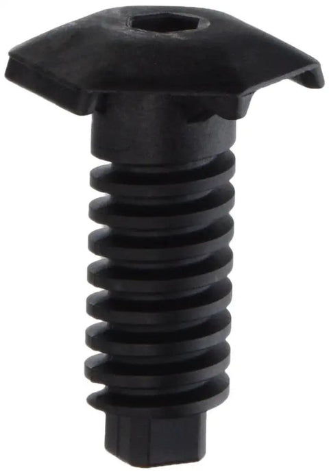 Heavy Duty Adjustable Replacement Leveling Leg That Gets Your Range Or Electric Stove Nailed Completely Flat With Zero Wiggle Room Solid As A Rock Oven Support Foot image showing a black threaded leveling leg for appliance stability.