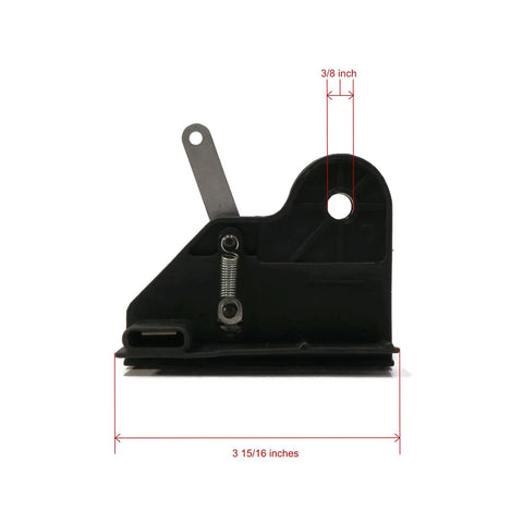Side view of Premium Screw Drive Carriage For Most Garage Door Openers Replaces 20414R 34104R 36179RS 25589S 34107S Compatible With Excelerator