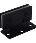 Nasty Good Heavy Duty 90 Degree Glass Door Hinges Stainless Steel 304 Wall Mount black hinge for frameless glass panels.