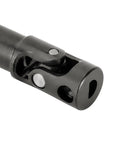 Close-up of Beefed Up Hardened Steel Drive Shaft With D Shaped Holes For 1 24 Scale RC Crawlers Upgrades, showing scale joint.