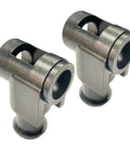 Hardcore Replacement Steering Shaft Support Bracket For Riding Lawn Mower Heavy Duty Black Oem Style With 0.72 Large Bore, 2 pack brackets