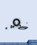 Top Pick Hybrid Ceramic Bearing 7 X 22 MM ABEC-1 For Motors And Spindles Featuring Si3N4 Balls with rubber seals and balls.