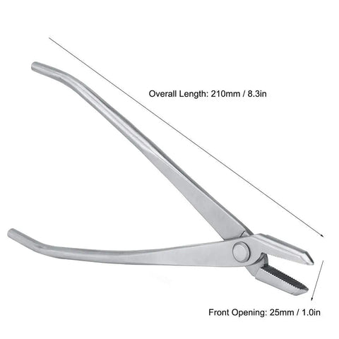 Pro-Grade Concave Knob Cutter For Bonsai Trees Stainless Steel Pruning Tool With Ergonomic Handle Precise Hollow Cuts For Knobs And Small Branches Promotes Healing And Clean Easy Garden Trimming, 210mm stainless steel cutter