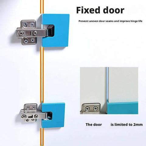 Hinge Mate Quick Fix For Doors And Cabinets With Magnetic Locking Jig Adjustable Hinge Cutting Guide For DIY Home Improvement Drawer Cabinet Exterior Woodworking Tool Effortless Latch Install In Minutes