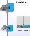 Hinge Mate Adjustable Door Hinge Jig With Magnetic Locking For Quick Tool Free Installation And Precise Alignment installed on door