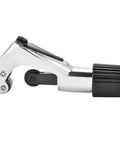 Jiawu Durable Fiber Optic Cable Cutter And Wire Stripper Tool For Electricians, 12.6 cm, metal finish, side view showcasing cutting mechanism.