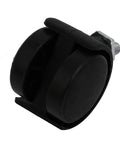 1.2 Inch Nylon Wheel Caster With M6 Threaded Stem Non Brake Swivel 5 Pieces Load Capacity 10-20kg Each Durable Nylon And Metal Wheel 30mm