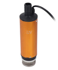 12V Oil Extractor And Transfer Pump For Cars Trucks And Motorcycles With 80W Motor 5500RPM 5m Lift 2.5m Cable And 19mm Outlet Kerosene And Water Fluid Transfer Tool, orange metal body