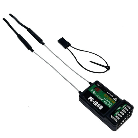Six Channel 2.4GHz Receiver For Flysky Transmitters PWM PPM iBus AFHDS2A Compatible With FS i6 i6S i6X i4 And More RC Radio Receiver