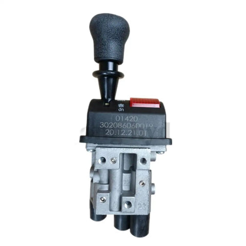 Heavy Duty Proportional Control Valves With PTO Switch For Dump Trucks, air operated hydraulic system, front view