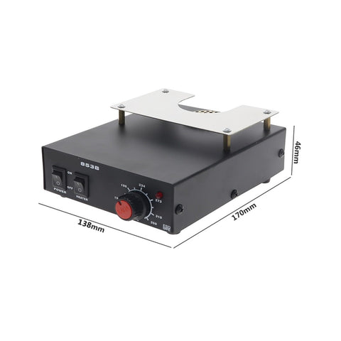 540W Hot Plate Heat Station For BGA Rework And Desoldering Rapid Preheating With Built In Temperature Sensor, 138x170mm size