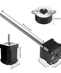 Voron Trident Stepper Motor Kit With Nema14 Pancake Motors And Integrated Lead Screw For Smooth Z-Axis Printing No Banding Vibes, 200mm