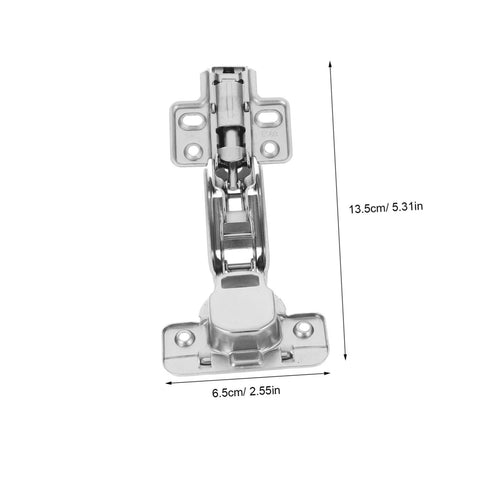 Soft Close Cabinet Hinges With Quiet Damping For Full Overlay Kitchen Cabinets And Face Frame Hardware 2 Pack Durable Steel Silver Finish