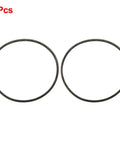 Two Pack 5M375 Metal Mini Lathe Drive Belt 38mm Bore Polyurethane Transmission Belt black vibration dampening