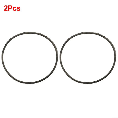 Two Pack 5M375 Metal Mini Lathe Drive Belt 38mm Bore Polyurethane Transmission Belt black vibration dampening