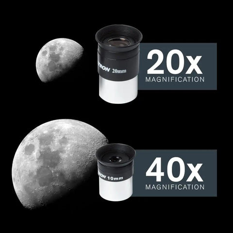 Travel Scope 70mm Beginner Portable Telescope With Backpack For Easy Stargazing On The Go, Crisp Moon And Planet Views, Lightweight Travel Ready, Fully Coated Glass Lenses, The Perfect First Telescope For Newbies, 20x and 40x eyepieces