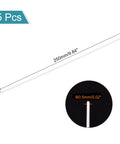 ABS Plastic Round Rod 0.5mm By 250mm White For DIY Model Making And Architectural Projects Pack Of 25 Thin Rods