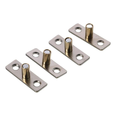 4 Pcs Stainless Steel Roller Guides For Sliding Barn Doors Floor Guides And Hardware Accessories, polished finish close-up