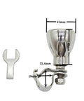 Install Ready Steering Wheel Maneuvering Knob Kit For Boats And Yachts Delivers Smooth Rotary Turning Quicker Maneuvers And Precise Handling With Direct Mount Easy Fit Immediate Comfort Upgrade, stainless steel knob 19-25 mm clamp, silver