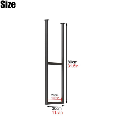 Badass Heavy Duty Ceiling Shelf Brackets Built Tough Metal Floating Bracket Supports With Included Screws Space Saving Two Tier Wrought Iron Rack For Kitchen Storage Black 3 Pack dimensions 80cm height, 30cm width.