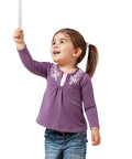 Child using Light Switch Extender For Kids 2 Pack With A 12 Inch Extension Handle Fits Decora And Rocker Style Switches Durable Plastic Made In USA