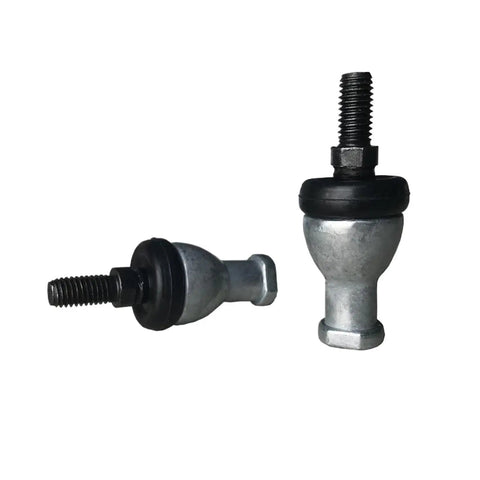 Heavy Duty Straight Ball Joint With M10x1.5 Right Hand Thread, zinc alloy and steel, ideal for automation gear and custom builds.
