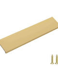 Matte Gold Cabinet Handles 7-1/2 Inch, 20 Pack Brushed Brass Drawer Pulls shown with screws