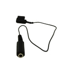 Retractable 23 Foot Shortwave Radio Antenna With Three Point Five Millimeter Plug For Beefed Up Reception shown in black cable.