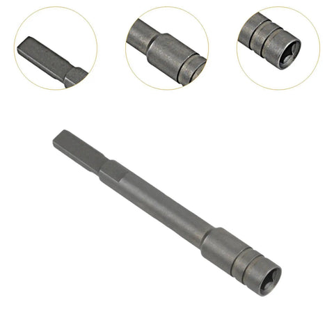 Adapter For Driver With 83mm Reach, Compact DIY Multitool Accessory, Easy In Out Quick Connect, Slim Flat Connection In Gray Finish