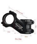 31.8Mm Bike Stem 60 70 90 110Mm 35 Degree Aluminum 6061 T6 For MTB Road And BMX Bikes Lightweight 122G Easy Install Handlebar Riser Clamp Fits Most Bikes