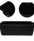 Heavy Duty Black Plastic Oil Drain Basin For Auto Repair Shop Pros, showing a sturdy, leak-proof catch pan for fluid management.