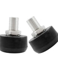 2 Pcs Adjustable Rubber Toe Stops for Roller Skates, round shape braking blocks, quad skates replacement parts