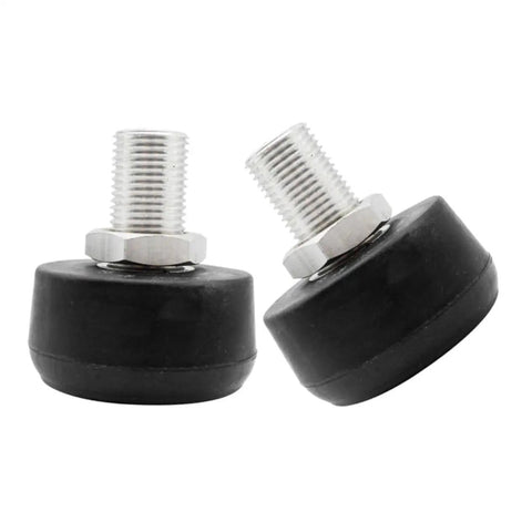 2 Pcs Adjustable Rubber Toe Stops for Roller Skates, round shape braking blocks, quad skates replacement parts