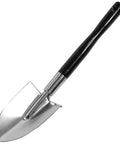 Long Handle Garden Shovel For Digging And Transplanting 18.5 Inch Wood Handle With Heavy Duty Japanese Steel Blade Made In Japan