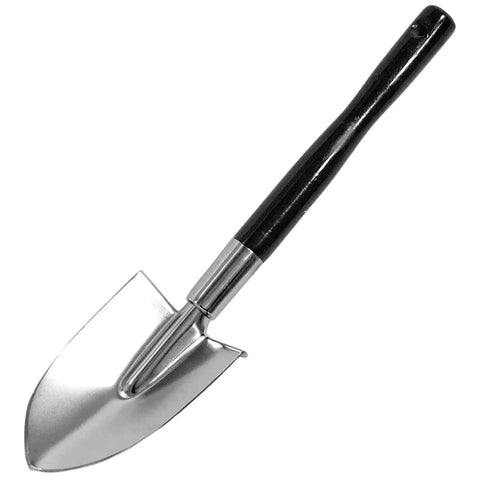 Long Handle Garden Shovel For Digging And Transplanting 18.5 Inch Wood Handle With Heavy Duty Japanese Steel Blade Made In Japan