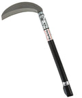 Grass Mowing Scythe Workhorse With Rust Resistant Super Chromax Steel Blade For Hard Grass 7.1 Inch Blade Medium Thickness