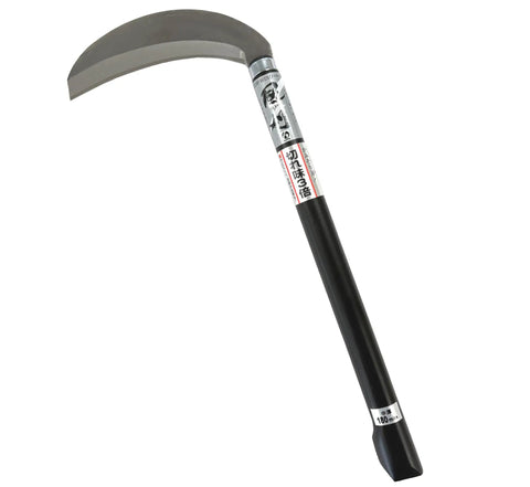 Grass Mowing Scythe Workhorse With Rust Resistant Super Chromax Steel Blade For Hard Grass 7.1 Inch Blade Medium Thickness