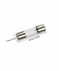 Automotive Fuse Set With 5x20mm Fast Melting Glass Fuses 250V 0.2 To 15 Amp Range Includes 2 X 100 Pieces And A No Fuss Handy Fuse Puller