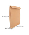 Kraft Self Seal Mailing Envelopes 238x335x40mm with double sided adhesive tape for shipping documents clothing office supplies